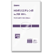 6695729 [スワン HD規格ポリ袋 スワン ポリエチレン袋 No.709 紐なし]