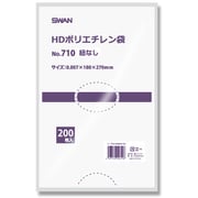 6695730 [スワン HD規格ポリ袋 スワン ポリエチレン袋 No.710 紐なし]