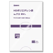 6695733 [スワン HD規格ポリ袋 スワン ポリエチレン袋 No.713 紐なし]