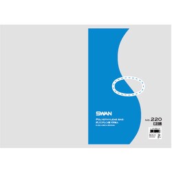 6616140 [スワン LD規格ポリ袋 スワン ポリエチレン袋 No.220 紐なし]