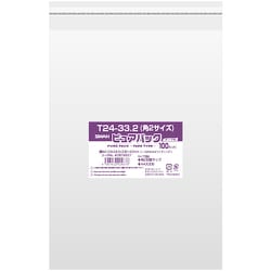 スワン OPP袋 ピュアパック テープ付 T 24-33.2（角2サイズ） 6798327