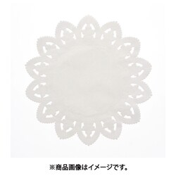 スワン レースペーパー 白 丸型 10号 4716010
