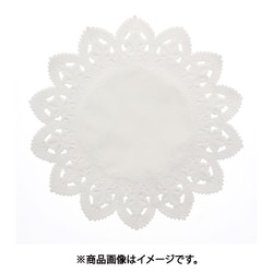 スワン レースペーパー 白 丸型 11号 4716011