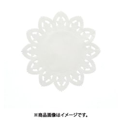 スワン レースペーパー 白 丸型 7号 4716007