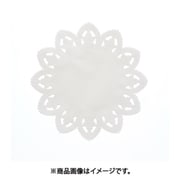 4716008 [スワン レースペーパー 白 丸型 8号]