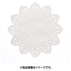 スワン レースペーパー 白 丸型 9号 4716009