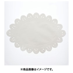 スワン レースペーパー 白 小判型 18号 4716048