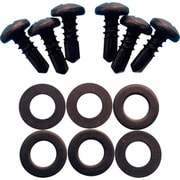 80000900 [バーテック バーカット取付用ビス（6ヶ入） M5X13 SUS黒色]