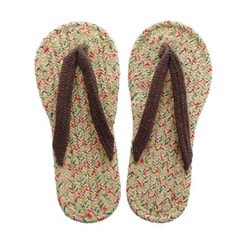 コットンサンダル マツリ ブラウン/たこ焼き  M （23～25cm） 2125-04