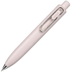 ゲルインクボールペン uni-ball one（ユニボール ワン） P 0.38mm ノック式 スタビライザー機構搭載 ころんと可愛い インク色：黒 本体色：もも UMNSP38.13