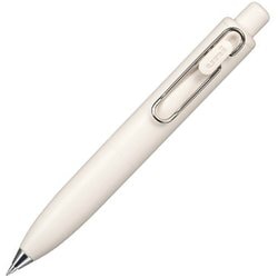 ゲルインクボールペン uni-ball one（ユニボール ワン） P 0.5mm ノック式 スタビライザー機構搭載 ころんと可愛い インク色：黒 本体色：ヨーグルト UMNSP05.46