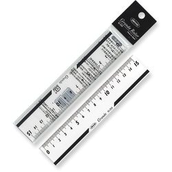 共栄プラスチック グランデ直線定規 15cm G-315