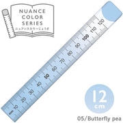 NJ-12-05 [共栄プラスチック ニュアンスカラー定規 12cm バタフライピー]