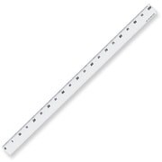 A-5011 [共栄プラスチック メタクリル直線定規 100cm]