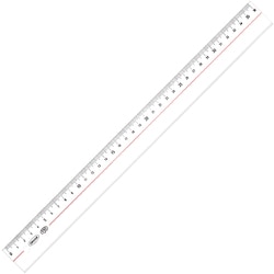 共栄プラスチック メタクリル直線定規 36cm A-2536