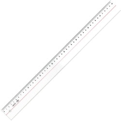 共栄プラスチック メタクリル直線定規 45cm A-2545