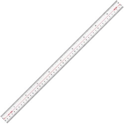 共栄プラスチック メタクリル両切直線定規 50cm A-3051