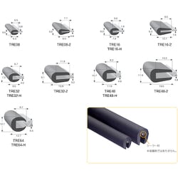 □IWATA トリムシール (一体成型) EPDM 65M TSLB240C-L65(2215562