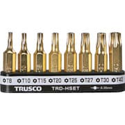 TRD-HSET [TRUSCO ヘクスローブドライバー（ホルダー付）セット8本組]