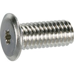TRUSCO ヘックスローブ超極低頭ねじ ニッケル M5×12 22本入 B180-0512