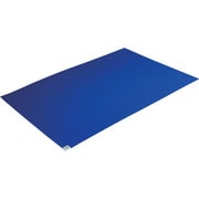 TRUSCO 帯電防止粘着クリーンマット 600×900MM ブルー 1シート 60枚入 CMTB-6090-6B