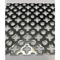 SPCC1.6-450X450 [TRUSCO 鉄パンチングメタル1.6t 〇+ 450X450]