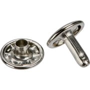 P-THP-TCN [TRUSCO 特大カシメ スチール ニッケルメッキ 13mm 20組入 （ブリスターパック入）]