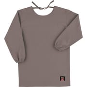 APB-200F [TRUSCO 防炎割烹着（エプロン）ロング グレー（マックスダイナ）]