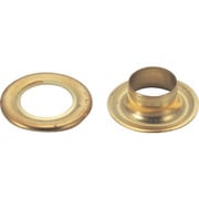 THP-B7 [TRUSCO 両面ハトメ 真鍮 7mm 500組入 （円筒ケース入）]