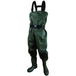 2073-3L [富士手袋 胴付水中長靴 サイズ：3L 鋼鉄製先芯・耐踏抜き鉄板入・胴ベルト付属]