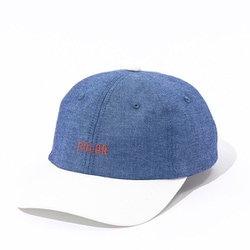 FURRY FONT CHAMBRAY DAD CAP 231MCV0014 SAX [キャップ]