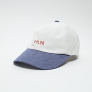 FURRY FONT CHAMBRAY DAD CAP 231MCV0014 WHT [キャップ]