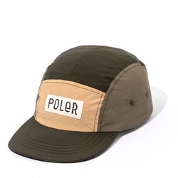 5P NYLON FLOPPY RIP CAP 231MCV0040 BROWN [キャップ]