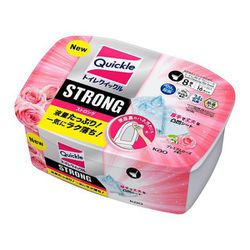 トイレクイックルストロング ローズ 容器入 8枚 [トイレ用そうじシート]