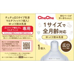 ヨドバシ.com - チュチュベビー チュチュ マルチフィット広口タイプ ゆっくり飲み 乳首 1個 （広口タイプ専用） [対象月齢：全月齢]  通販【全品無料配達】