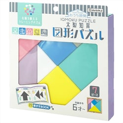 113015 イクモク木製知育図形パズル [パズル 7ピース]