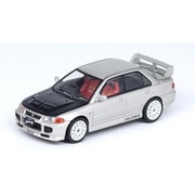 IN64-EVO3-SIL 1/64 三菱 ランサー エボリューション III シルバー/カーボンボンネット [ダイキャストミニカー]