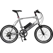 ミニベロ 電動アシスト自転車 20インチ 5.2Ah 外装7段変速 E-MAGIC 207AD シルバー
