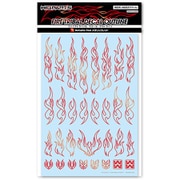 FTOL-MTRED ファイアトライバルデカール アウトライン メタリックレッド 1枚入 [プラモデル用品]