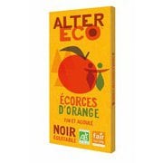 アルテルエコ オーガニックフェアトレードチョコ ノワール オランジュ 100g