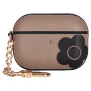 MARY QUANT PU Leather Hybrid AirPods Pro 2 Case TAUPE/BLACK APpr2-MQ02