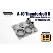 WP48234 サンダーボルトII TF34エンジン アップデートセット アカデミー用 [1/48スケール プラモデル用パーツ]