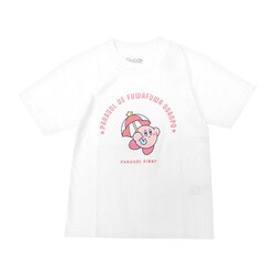 22863111 星のカービィ KIDS パラソル Tシャツ WHITE 140サイズ [キャラクターグッズ]