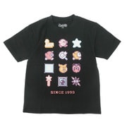 22863113 星のカービィ KIDS ドットアイコン Tシャツ BLACK 140サイズ [キャラクターグッズ]