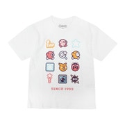 22863113 星のカービィ KIDS ドットアイコン Tシャツ WHITE 130サイズ [キャラクターグッズ]