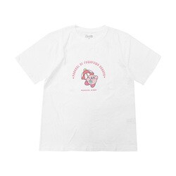 22863108 星のカービィ パラソル Tシャツ WHITE Sサイズ [キャラクターグッズ]