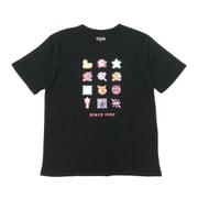 22863110 星のカービィ ドットアイコン Tシャツ BLACK Sサイズ [キャラクターグッズ]