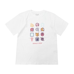 22863110 星のカービィ ドットアイコン Tシャツ WHITE XLサイズ [キャラクターグッズ]