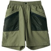 サプレックス ギャザリングショーツ Supplex Gathering Shorts WT23010AD OLIVE Lサイズ [アウトドア ショートパンツ メンズ]