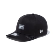 9FIFTY ストレッチスナップ Stretch Cotton Mountain Range Label リフレクターパッチ【ニューエラアウトドア】 13516232 ブラック M/Lサイズ [キャップ]
